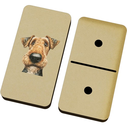 Funny airedale terrier - 'funny, terrier'