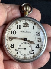 Jaeger Le Coultre WW ll Military Issue Pocket Watch (WORKING & SERVICED)