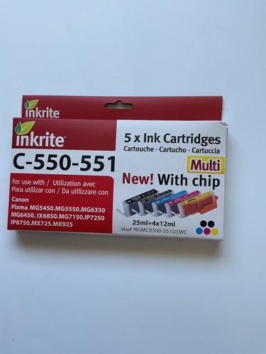 Inkrite 550 551 x ink - inkrite,