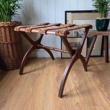 Vintage Folding Luggage Stand