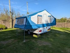 PENNINE FIESTA 2+2 FOLDING CAMPER-TRAILER TENT INC AWNING