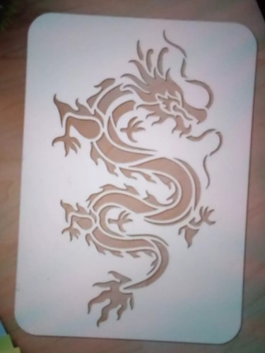 Chinese dragon reusable - a4,