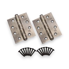 Butt hinges pair 100mm - pair, 4”