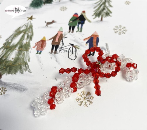 Xmas candy cane bead - candy, kit