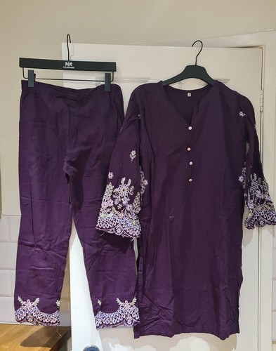Womens purple khaddar kurti - womens,