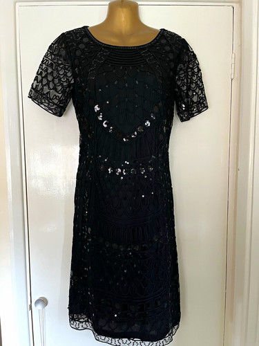 Maner size black sequin - maner,