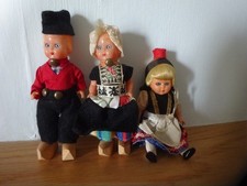 National costume dolls x 3