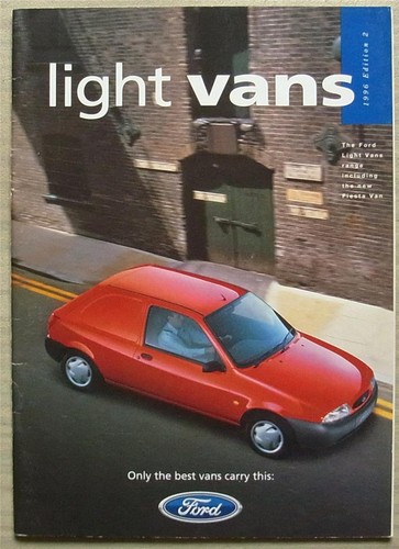 Ford light vans sales brochure - ford,