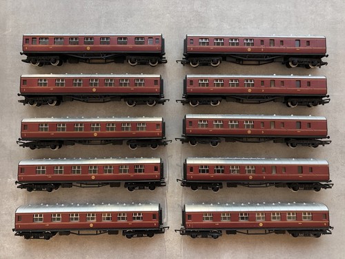 Rake hornby lms maroon - rake, 10