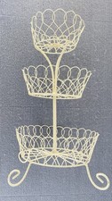 vintage cream metal Shabby