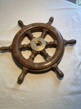 Wooden Ships Wheel  Approx 41 Cms