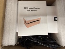 Marklife D200 Bluetooth Thermal Label Printer Small Shipping Label Printer 4X6in