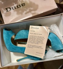 Dune London Turquoise Suede