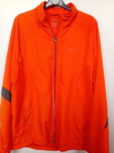 Nike running orange jacket - running,