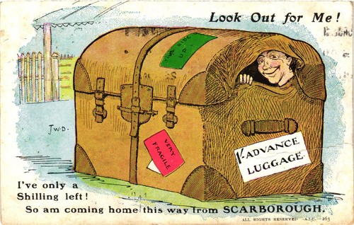 Vintage seaside humour - vintage,
