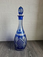 Decanter Cobalt Blue Bohemian