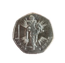 WOUNDED SOLDIER 50 PENCE PIECE 2006 BRITISH COIN QUEEN ELIZABETH II REIGN