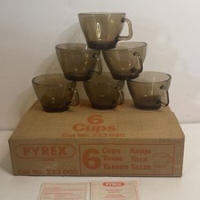 Vintage Corning Pyrex Cups X 6