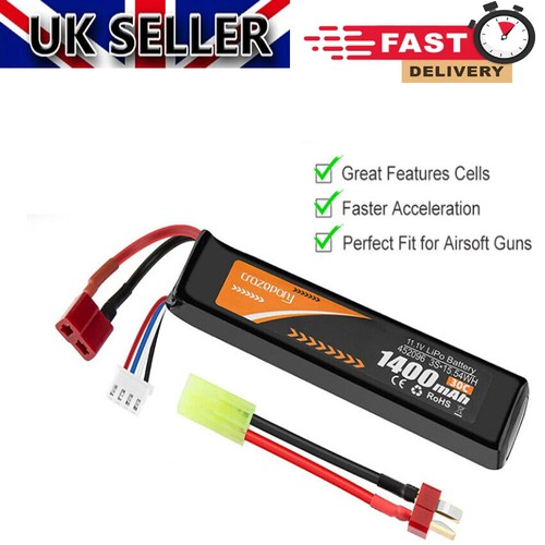 1400mah airsoft 30c lipo - 11.1v,
