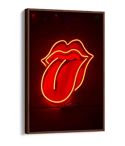 Neon sign rolling stones - sign,