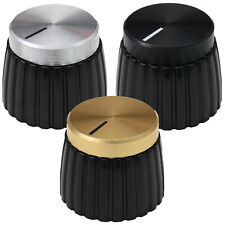 6.4mm Round Hole Marshall Style Metal Cap Rotary Control Knob