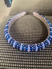 Blue Jewelled Headband