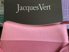 JacquesVert Ladies Small Handbag. Used Once. 10” Wide 6” High. Boxed 