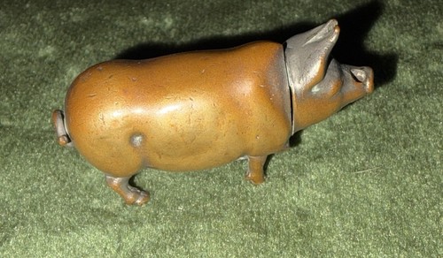 Victorian brass pig - go, to