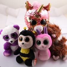 TY Beanie Boos Bundle Sunset Flippable Boom Boom Buzby Bee Scooter Snail Orson