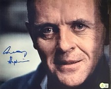 Anthony Hopkins Signed Hannibal Lecter 11x14 Photo Beckett BAS Authenticated
