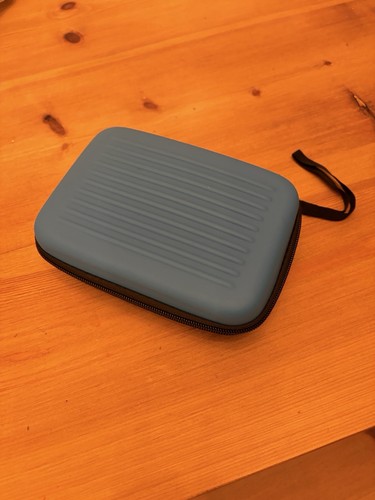Blue hard shell darts case - blue,