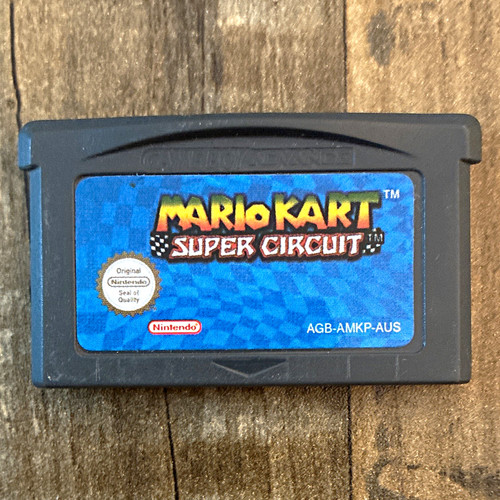 Nintendo mario kart super - nintendo,