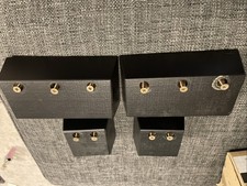 4 x Dark Wooden Sofa Feet 2 x Large 2 x Small 50mm Height - Next Garda Range