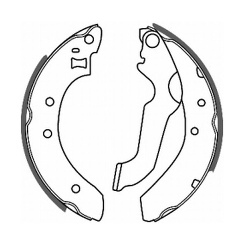 Abe c0g014abe brake shoe - shoe, set