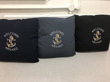 Boat Cushion Covers - WELCOME