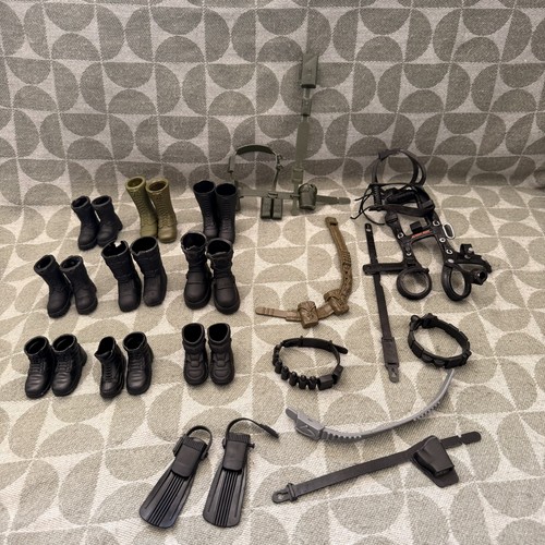 Job lot action man boots - of,