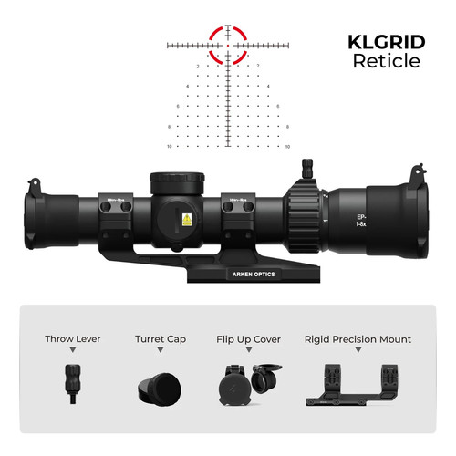 Arken optics scope - arken, 1-8x28