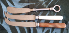 X 3 Vintage Cheese Knives