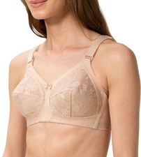 Triumph Women's Doreen Non-Wired Bra 10166213 Full Coverage Beige 38E BNWT