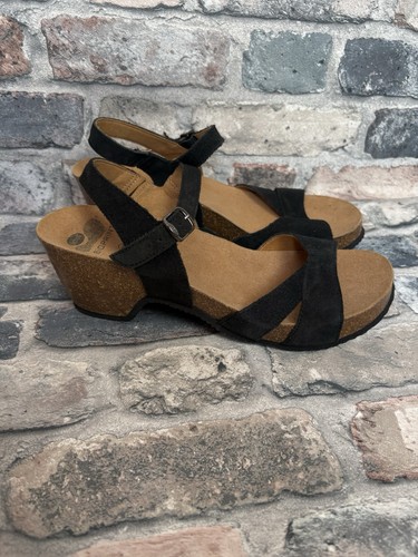 Scholl bioprint black suede - scholl,