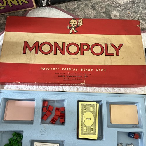 Monopoly vintage red - 60's, box