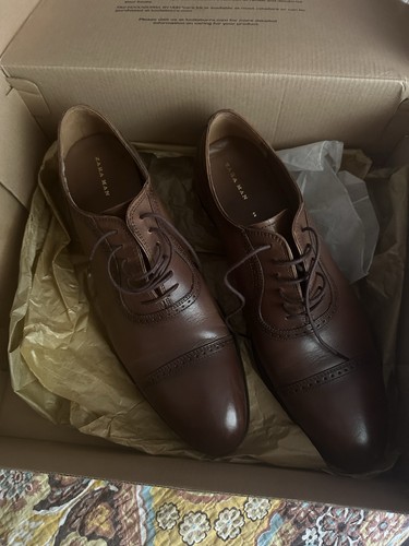 Zara mens brown - brown, leather