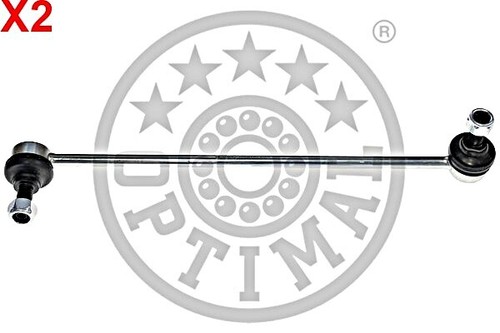 Front steel stabiliser rod - steel,