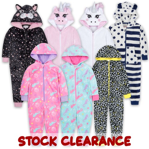 Girls 1onesie hooded jumpsuit - hooded,
