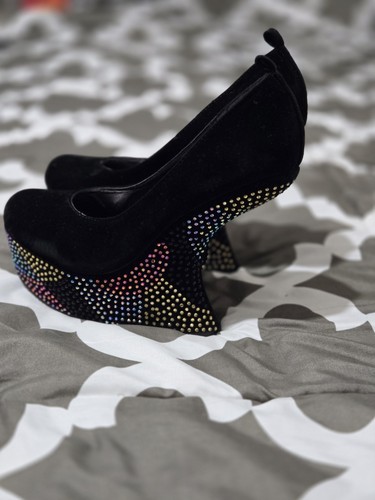 Hot tomato heel less black - tomato,