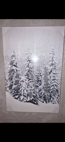 Christmas tree canvas - tree, picture