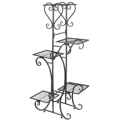 Tiered tall plant stand iron - plant,