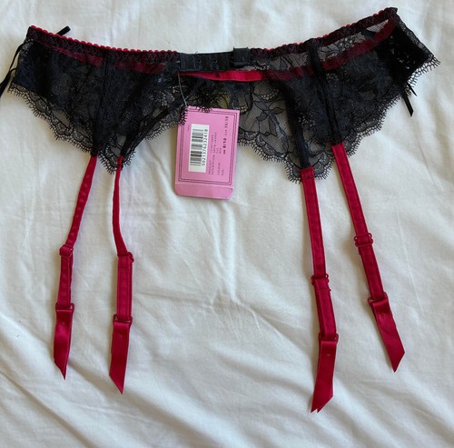 Senza black red suspender - la,