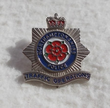 NORTHAMPTONSHIRE POLICE TRAFFIC OPERATIONS Enamel Pin / Badge