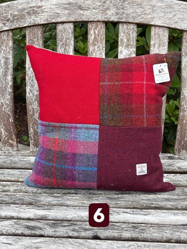 Harris tweed cushions - tweed, by